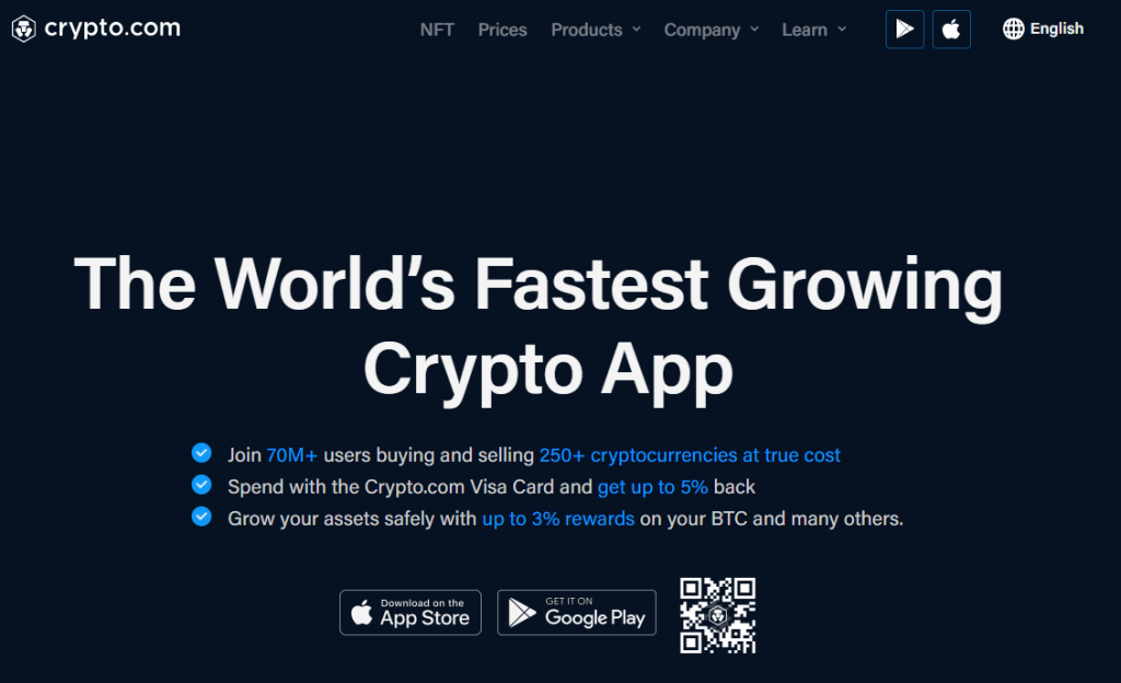 Crypto.com - Eine bekannte Krypto Trading Plattform