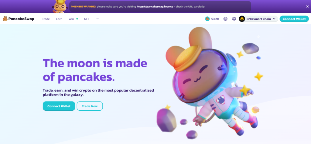 Dezentrale Exchange (DEX) Pancake Swap
