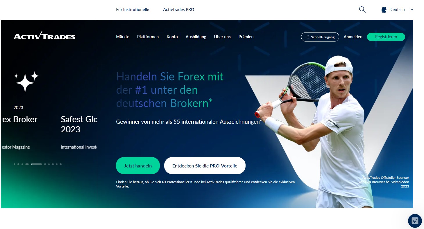 ActivTrades Website