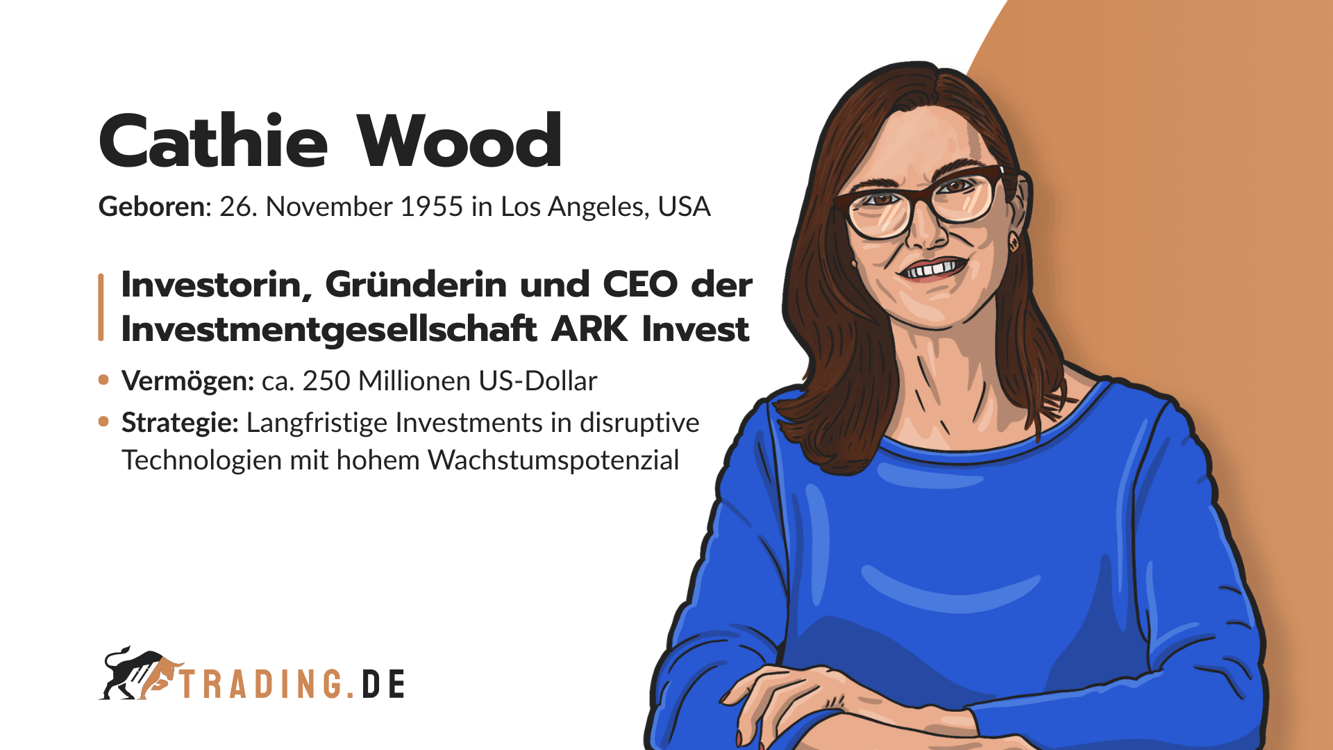 Cathie Wood Investorin und CEO von ARK Invest mit Fokus auf disruptive Technologien und langfristige Wachstumsstrategien