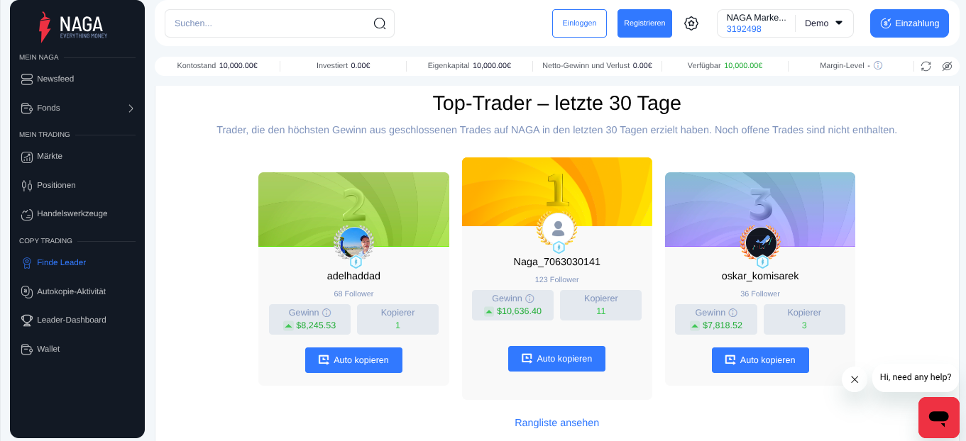 NAGA Copy Trading