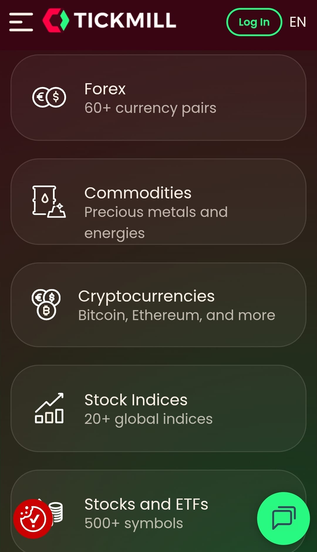 App für Daytrading bei Tickmill