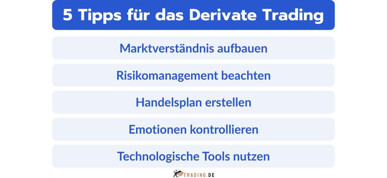 5 wichtige Tipps für das Derivate Trading