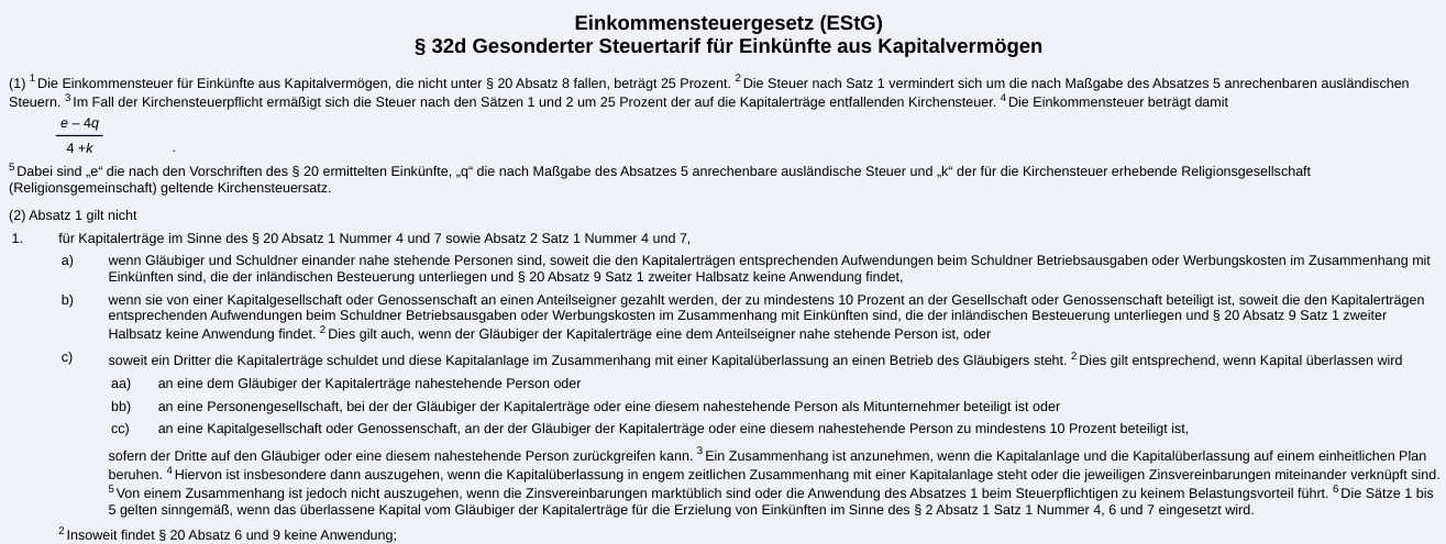 Abgeltungssteuer