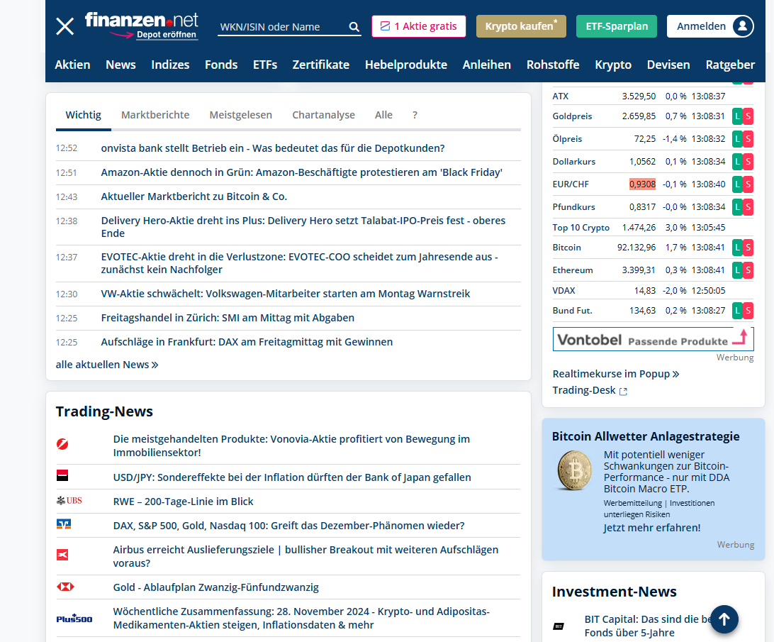Finanzen.net Nachrichten