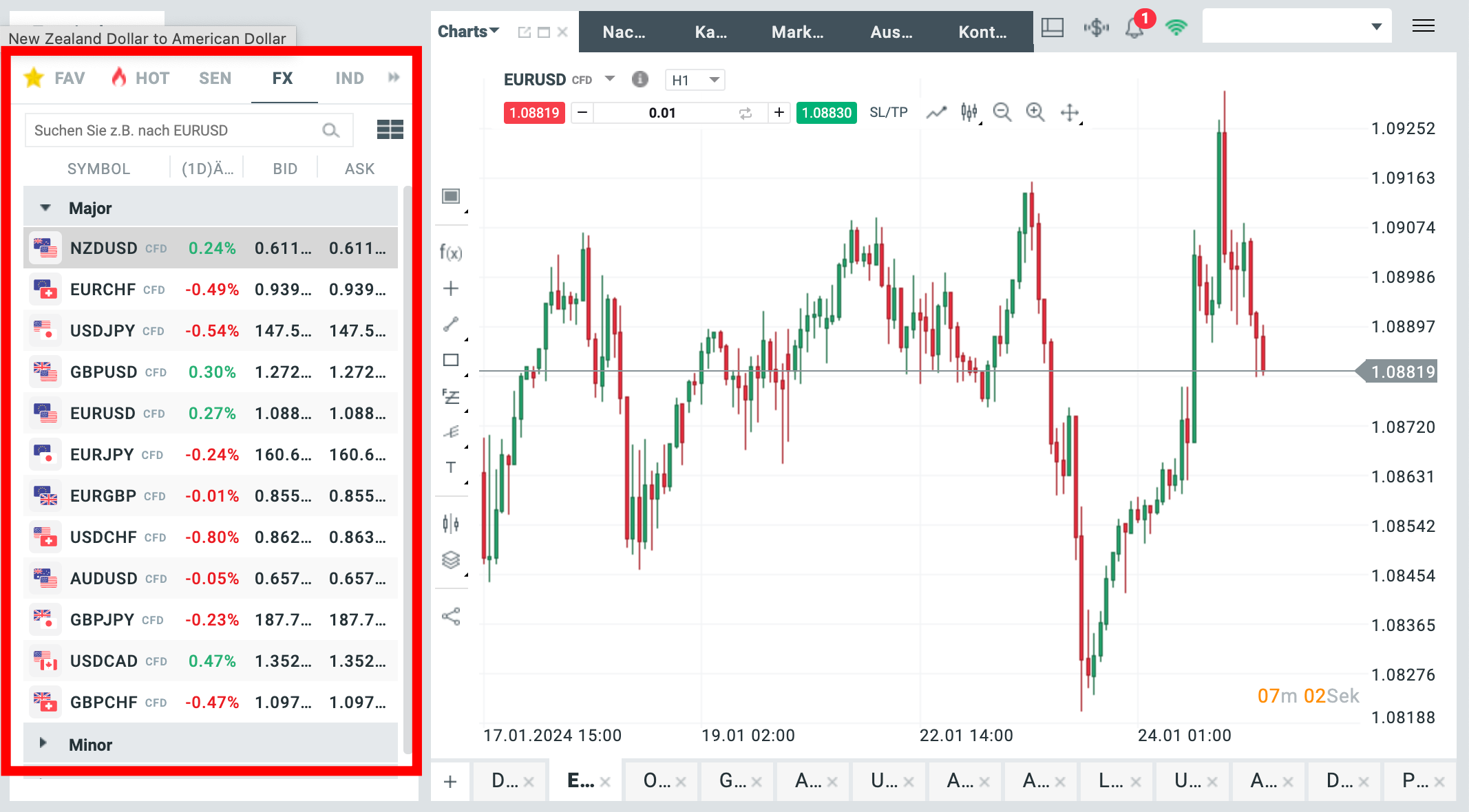 Forex bei XTB