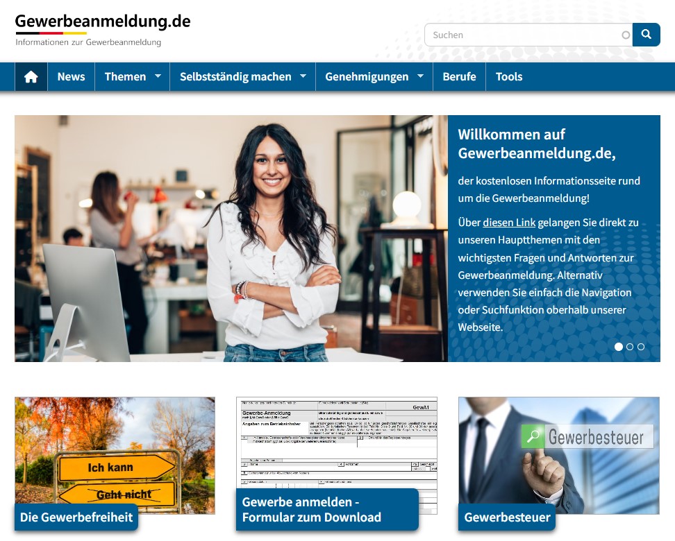 Gewerbeanmeldung