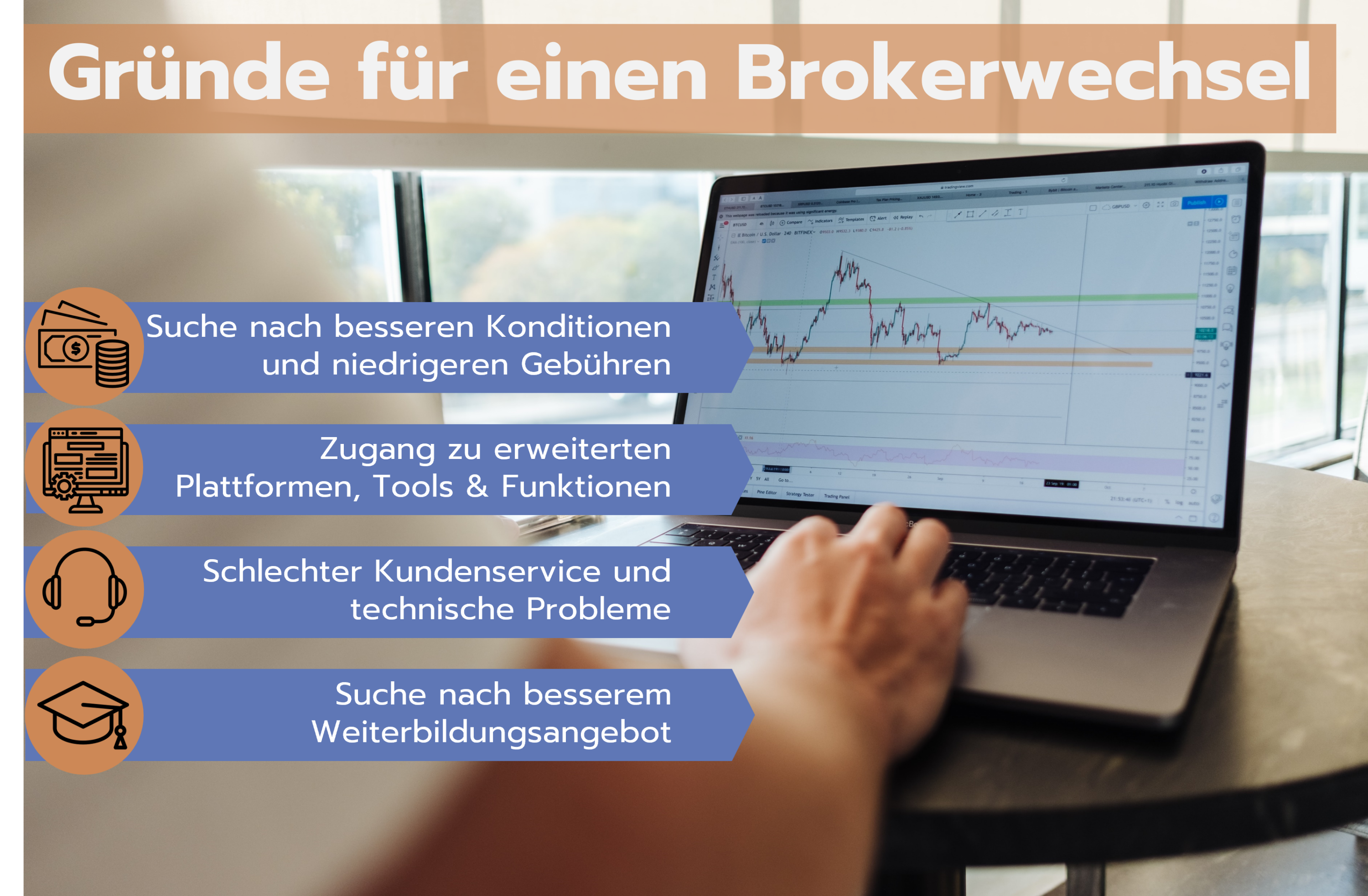 Gründe für einen Brokerwechsel