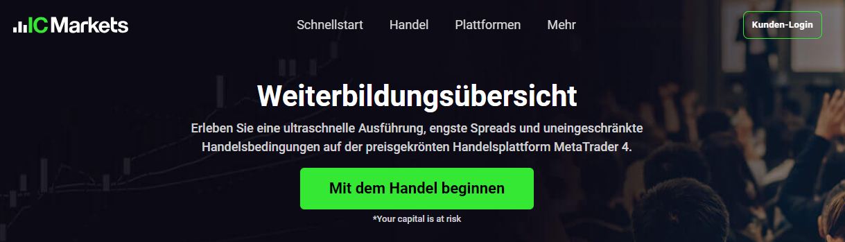 IC Markets Weiterbildungsangebot