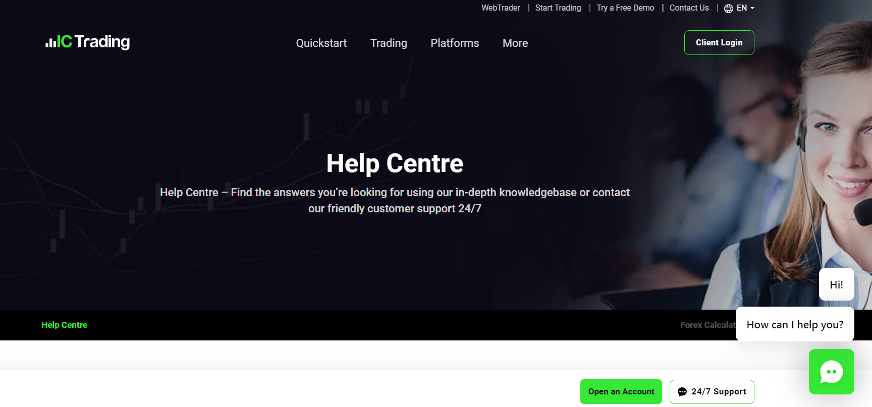 IC Trading Help Center
