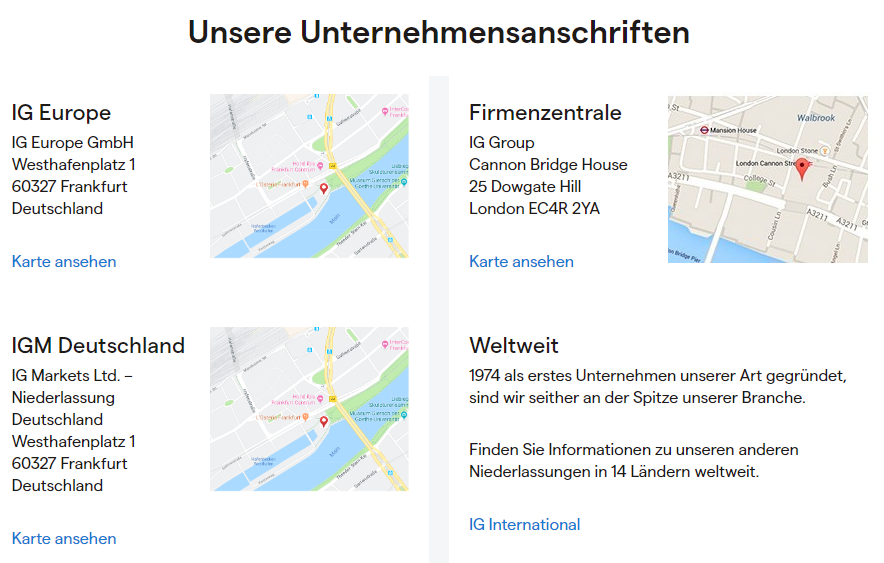 IG Deutschland Niederlassung