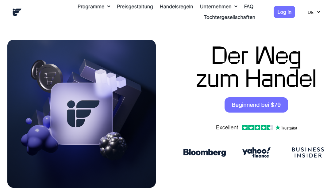 Instant Funding Website Screenshot