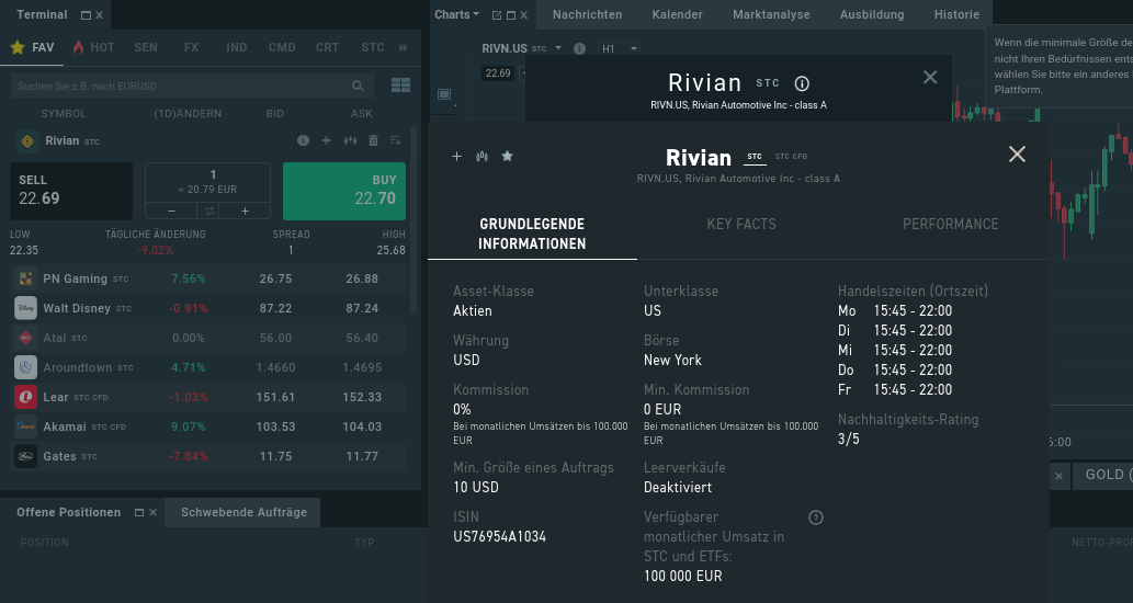 Watchlist XTB