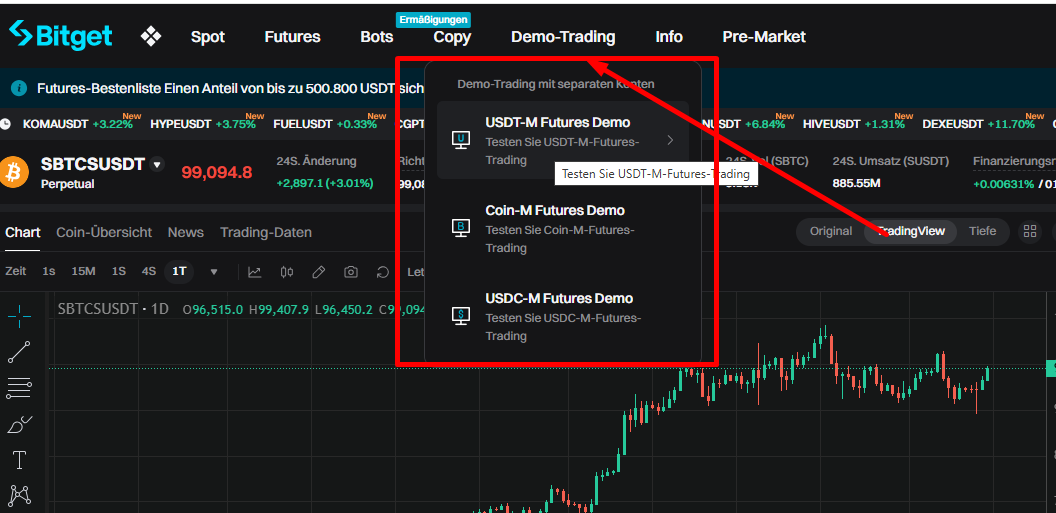 Krypto Demo Trading
