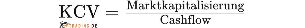 Kurs-Cashflow-Verhältnis Formel
