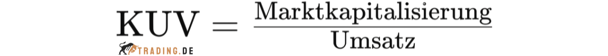 Kurs-Umsatz-Verhältnis Formel