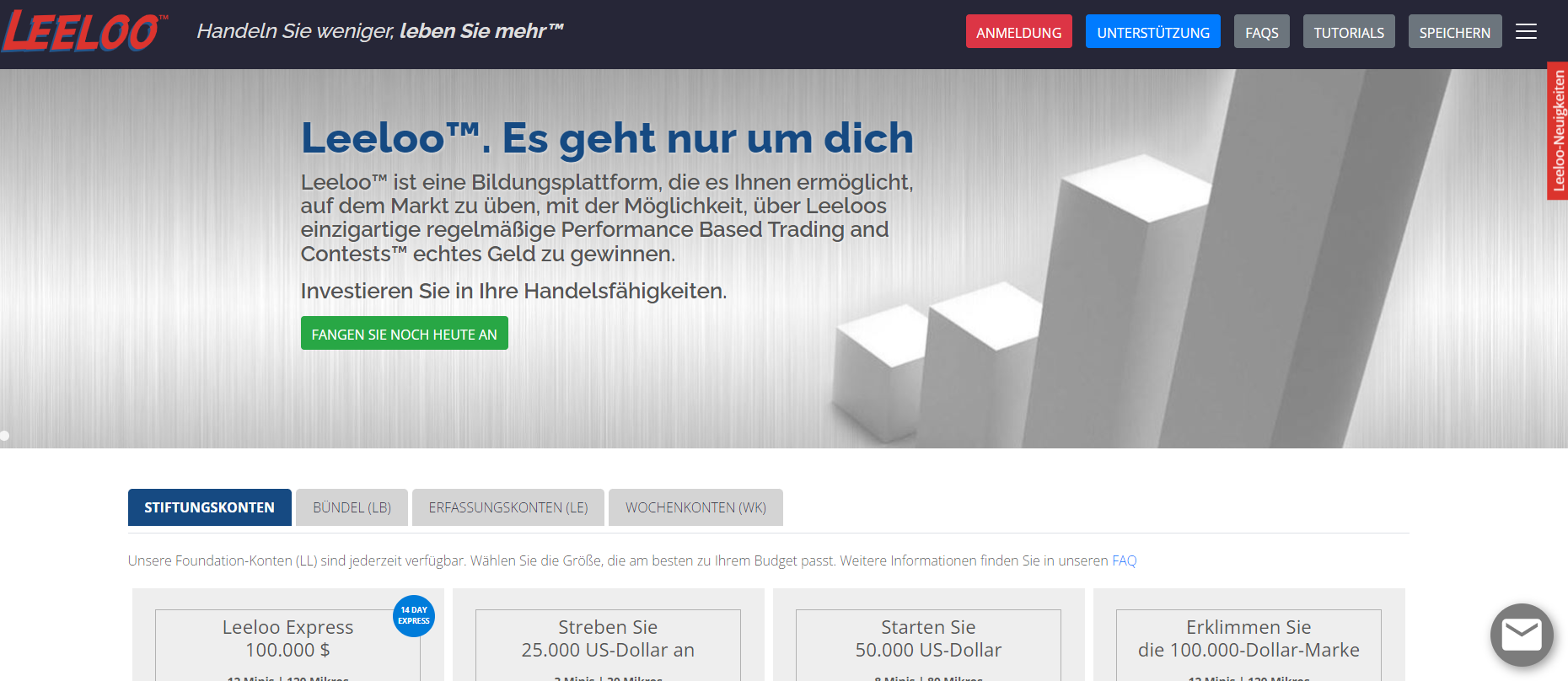 Leeloo Website Screenshot