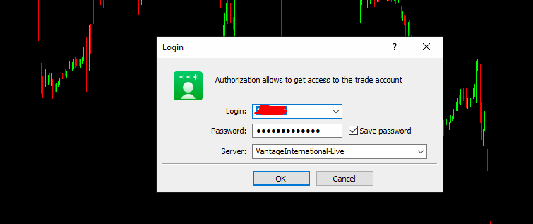 MetaTrader 4 login und mit dem Broker verbinden