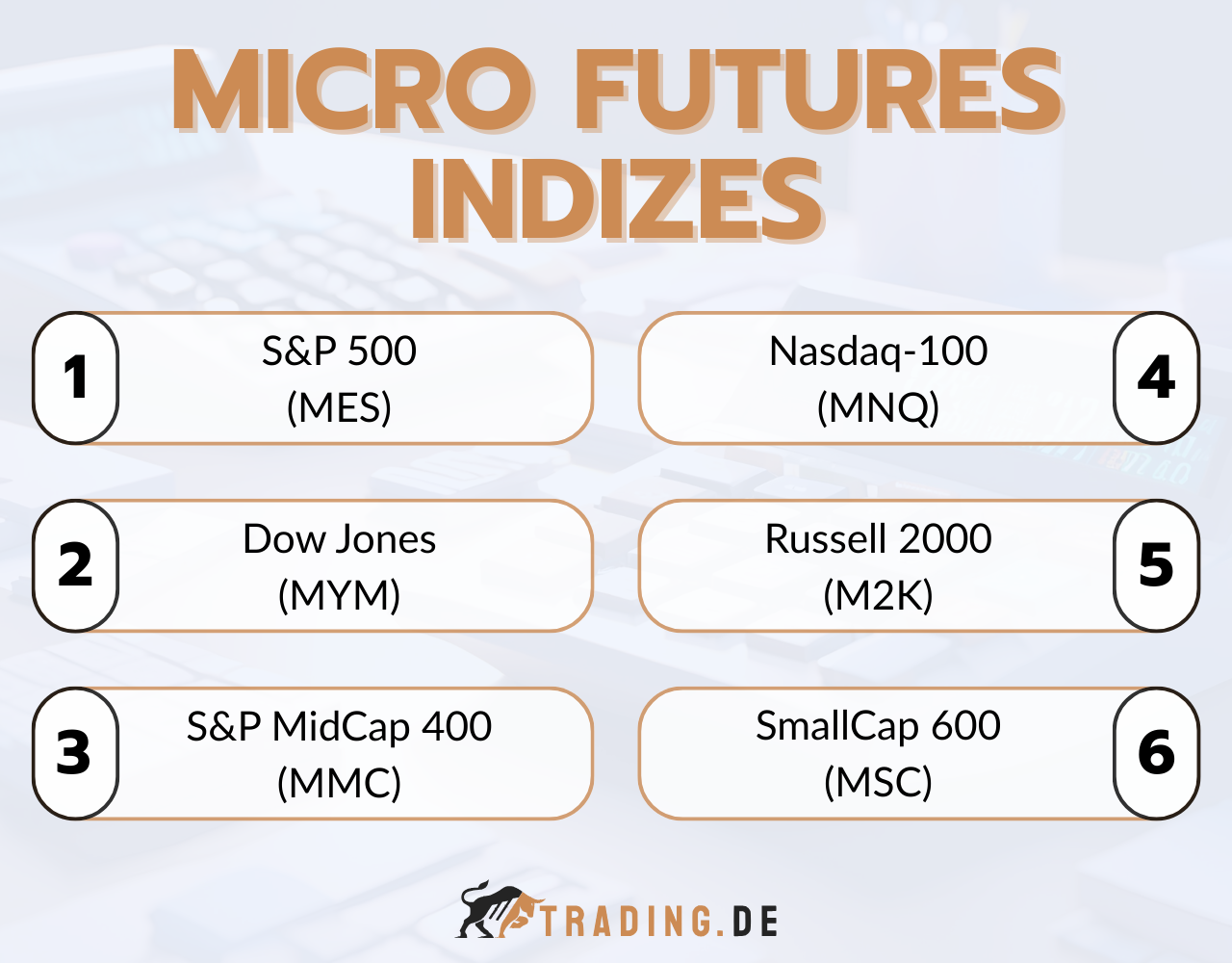 Micro Futures auf Indizes (CME Group)