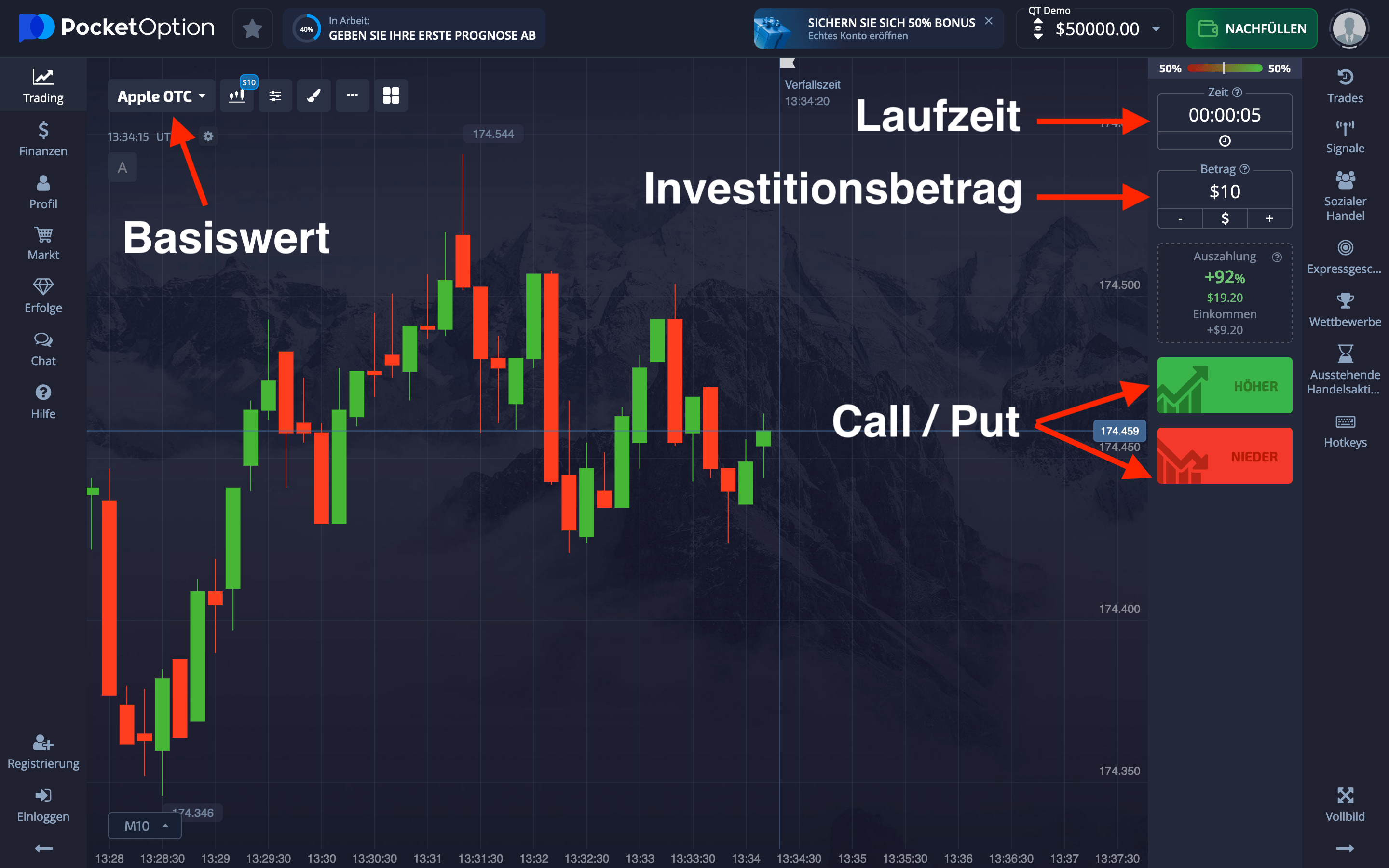 Pocket Option Trading Plattform