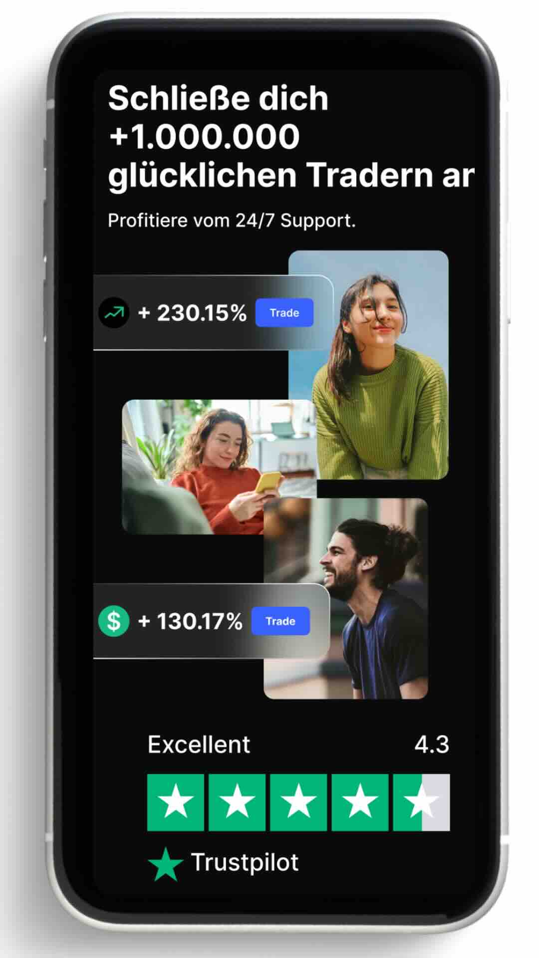 PrimeXTB Krypto Trading App Screenshot