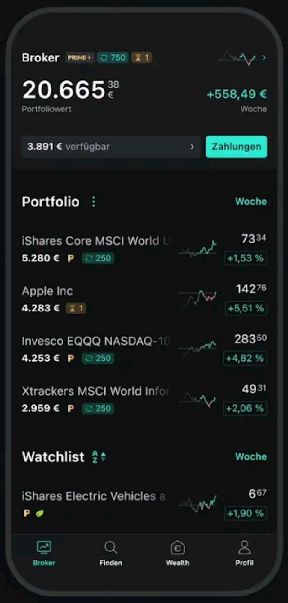 Scalable Capital Plattform App