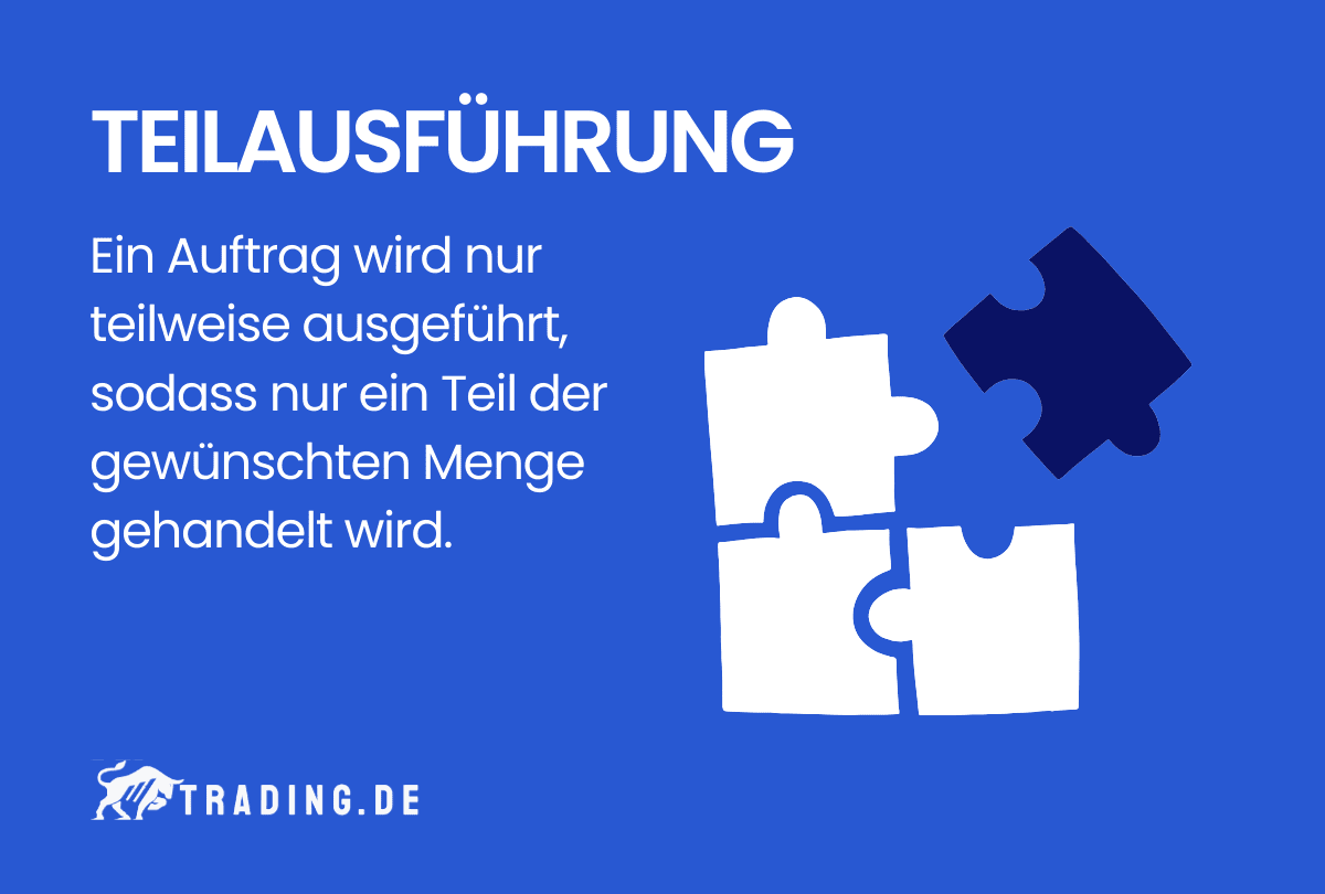 Teilausführung im Trading Definition und Erklärung
