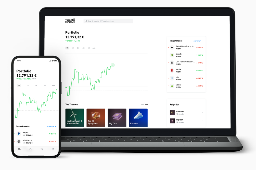 Trade Republic Handelsplattform