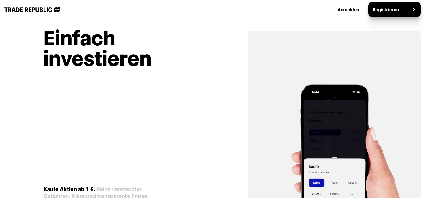 Investieren App
