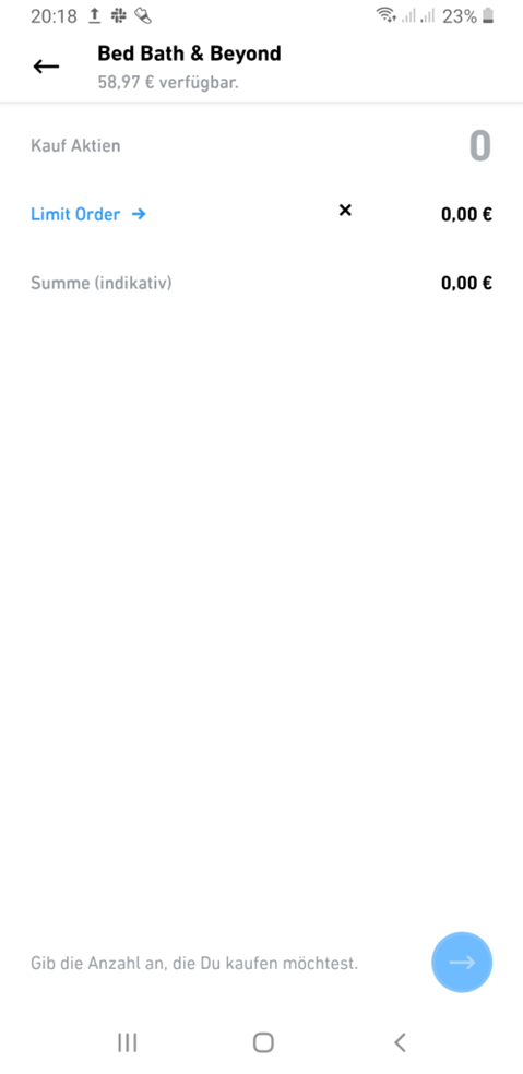 Trade Republic Order Schritt 2