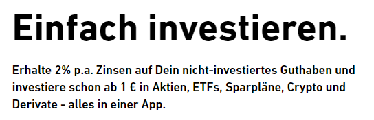 Trade Republic Traden fuer 1 Euro