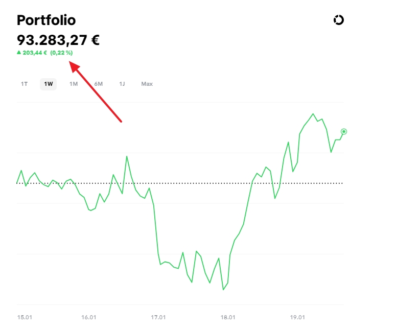 Trading-Performance prozentual