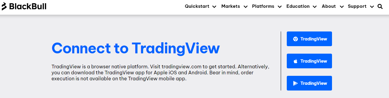 TradingView verknuepfen mit dem Broker