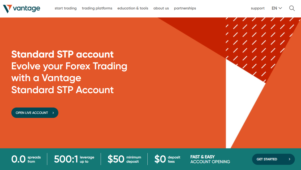Vantage Markets STP Account