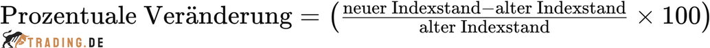 Verbraucherpreisindex prozentuale Veränderung Formel
