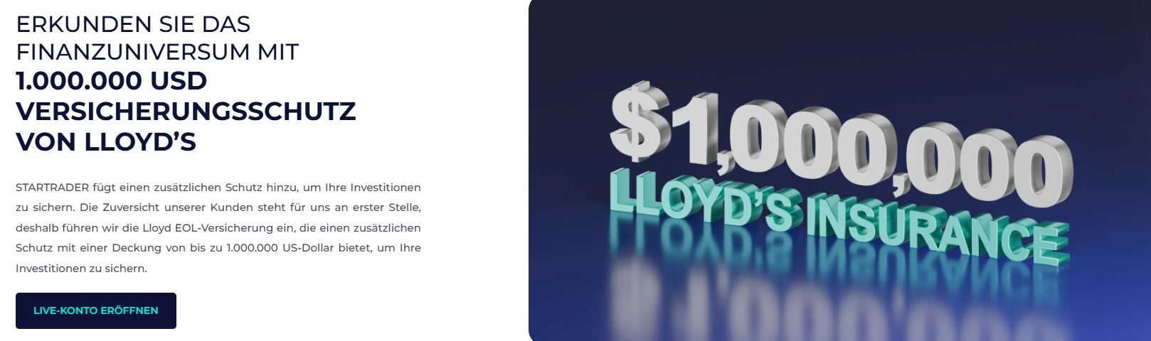 Lloyd's Versicherung bei Startrader