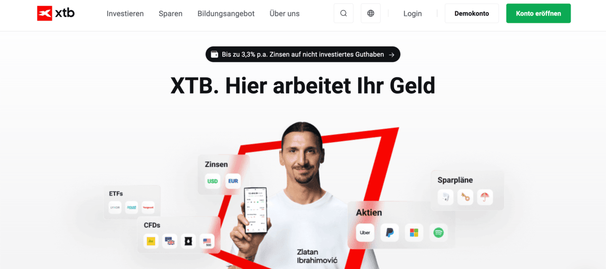 XTB Homepage