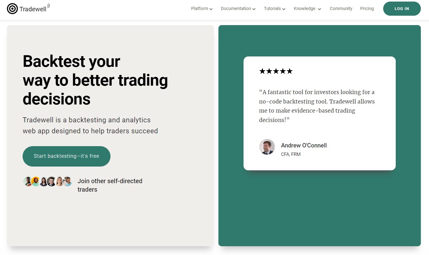 Trading Tool backtesting software