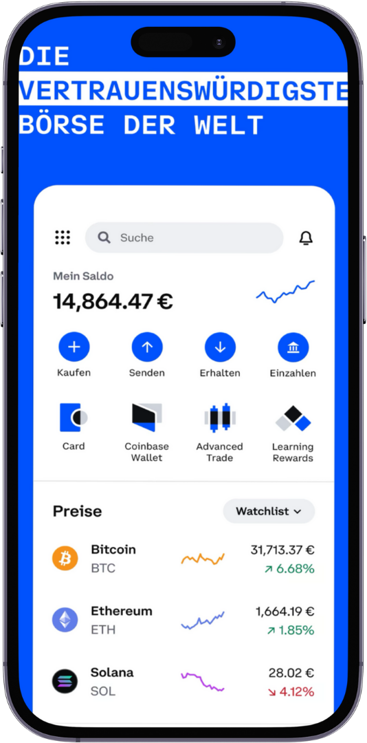 Coinbase Krypto App 2