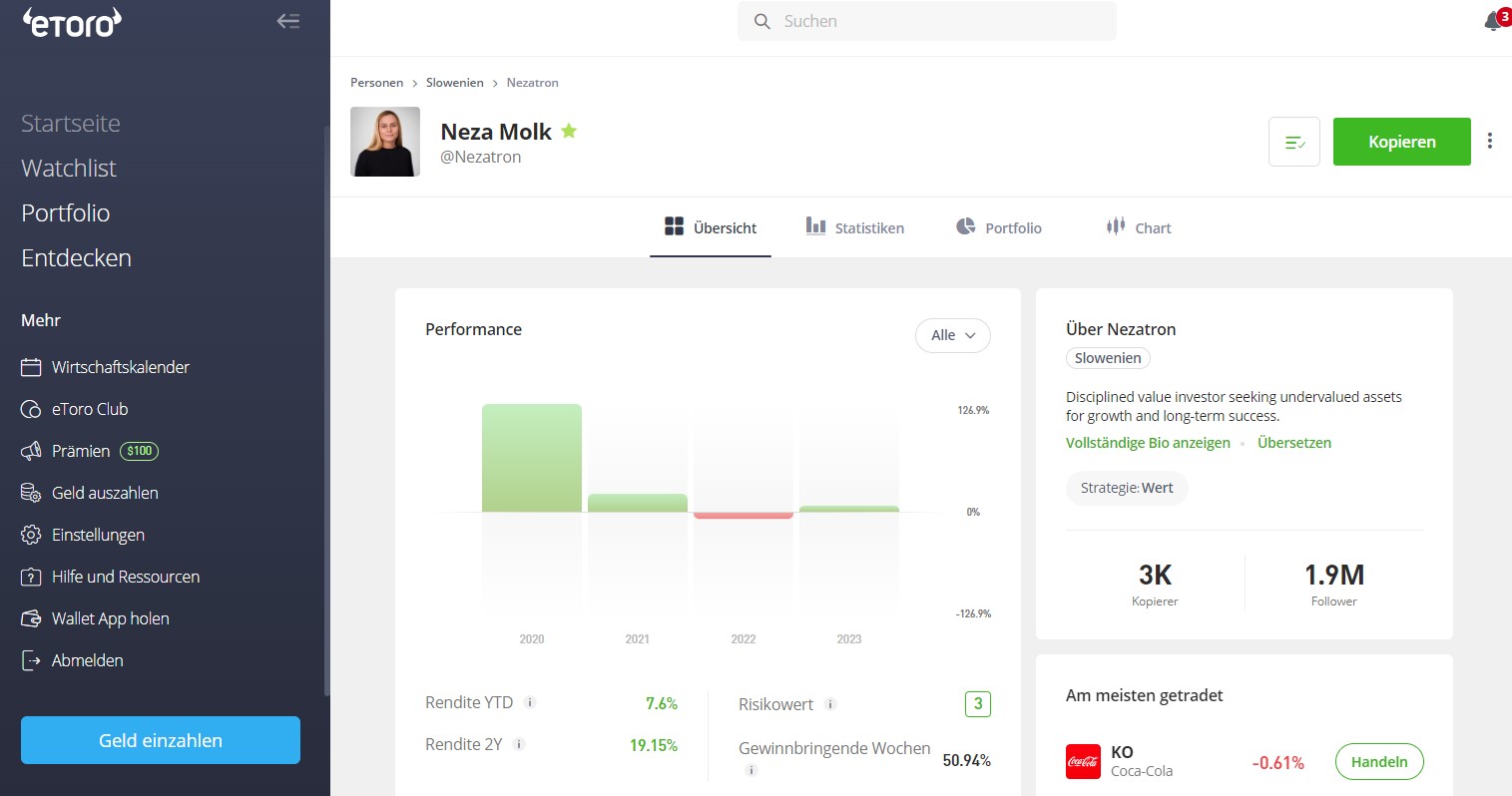 eToro Social Trading